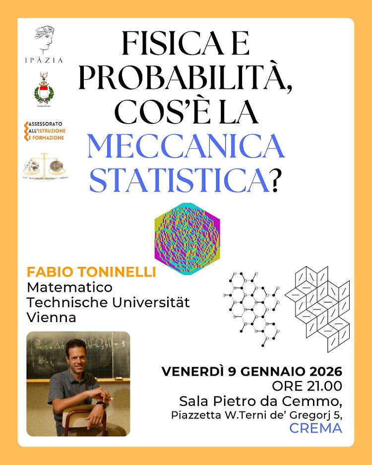 Convegno: Fisica e Probabilit&agrave;, Fabio Toninelli