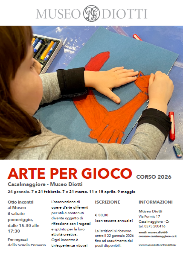L'Arte per Gioco: corso per bambini della Scuola Primaria