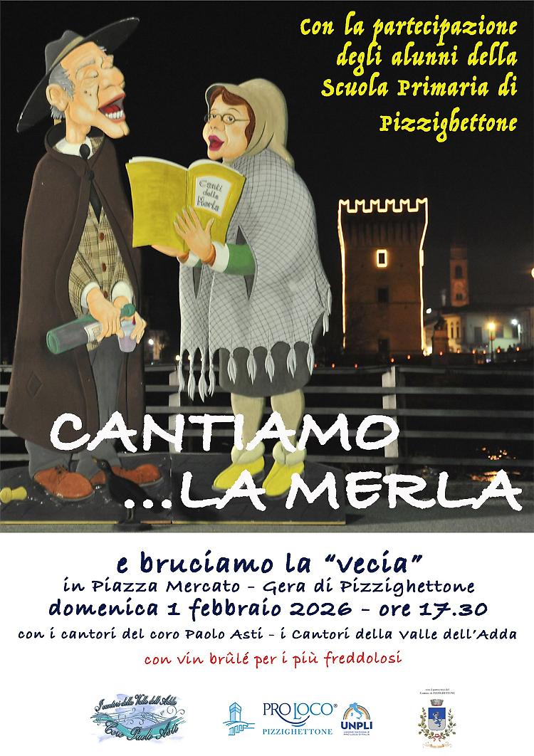 Cantiamo la Merla e bruciamo la "vecia"