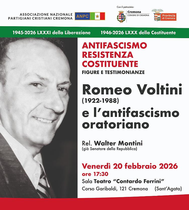 Incontro: Romeo Voltini (1922-1988) e l&rsquo;antifascismo oratoriano