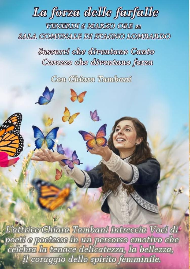 La Forza delle farfalle - Recital poetico di Chiara Tambani
