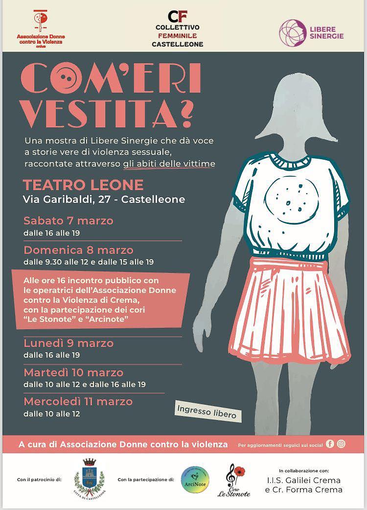 Mostra "Com'eri vestita?" e incontro pubblico