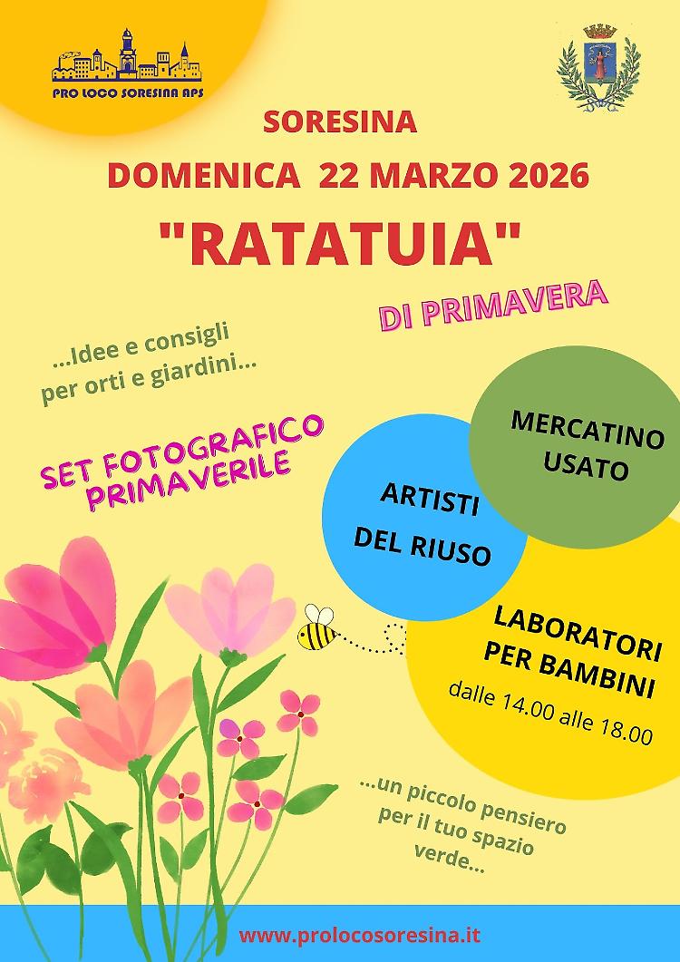 Ratatuia di Primavera. Mercatino e mostra scambio dell'usato