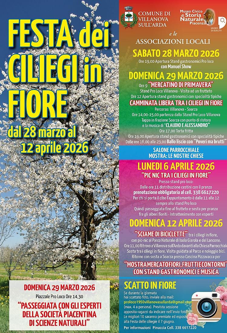 Con la Primavera torna la tradizionale Festa dei Ciliegi in Fiore