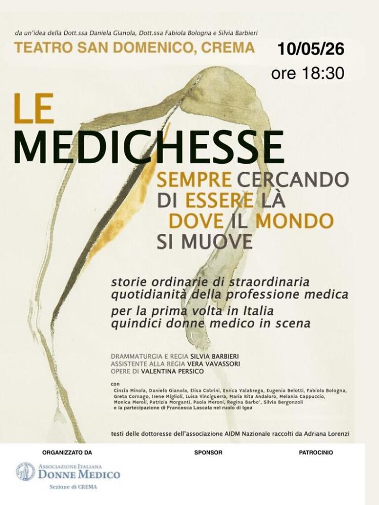 Spettacolo &ldquo;Le Medichesse&rdquo; la vita delle donne medico