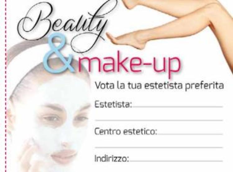 «Beauty & Make up. Vota la tua estetista preferita»
